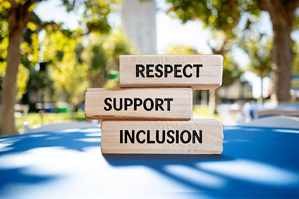 Code of Conduct_Respect, Support, and Inclusion blocks