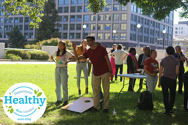 Health and Wellbeing: iBio Conference Barker lawn games. PC Camryn-Zurita